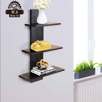 3 steps shelves within PVC edge