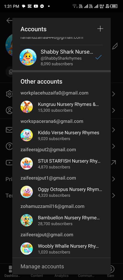 YouTube channels, Applicable for Appeal