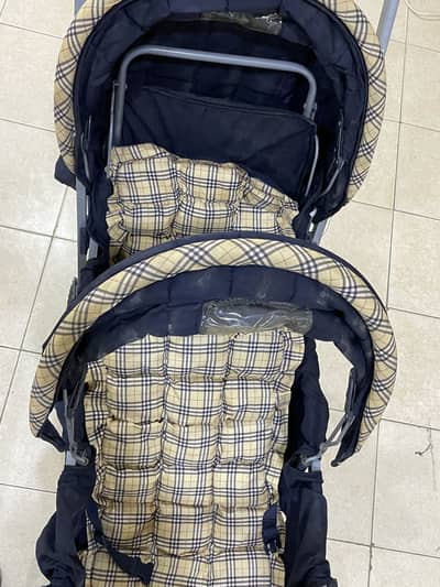 Twins kids pram