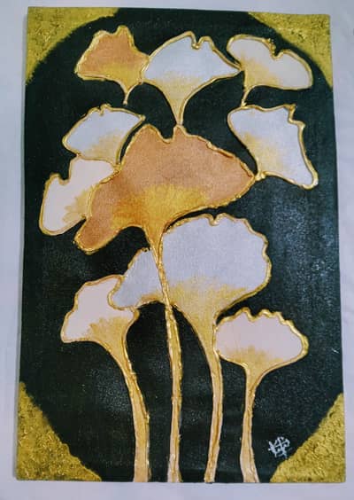 3d floral painting