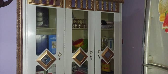  Wooden Crockery Showcase for Sale | Excellent Condition 