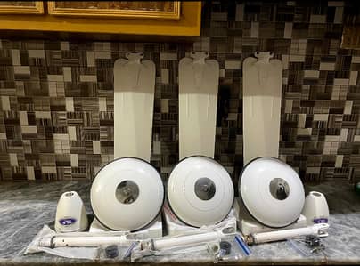3 Pak Fans Ceiling Fans 56" – Pure Copper – Like New Condition