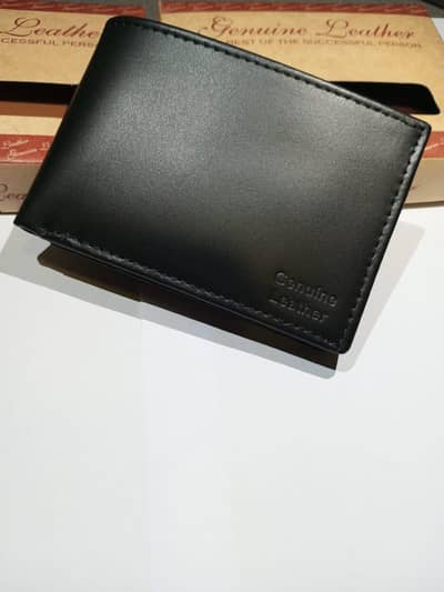 Black Cow Leather Wallet