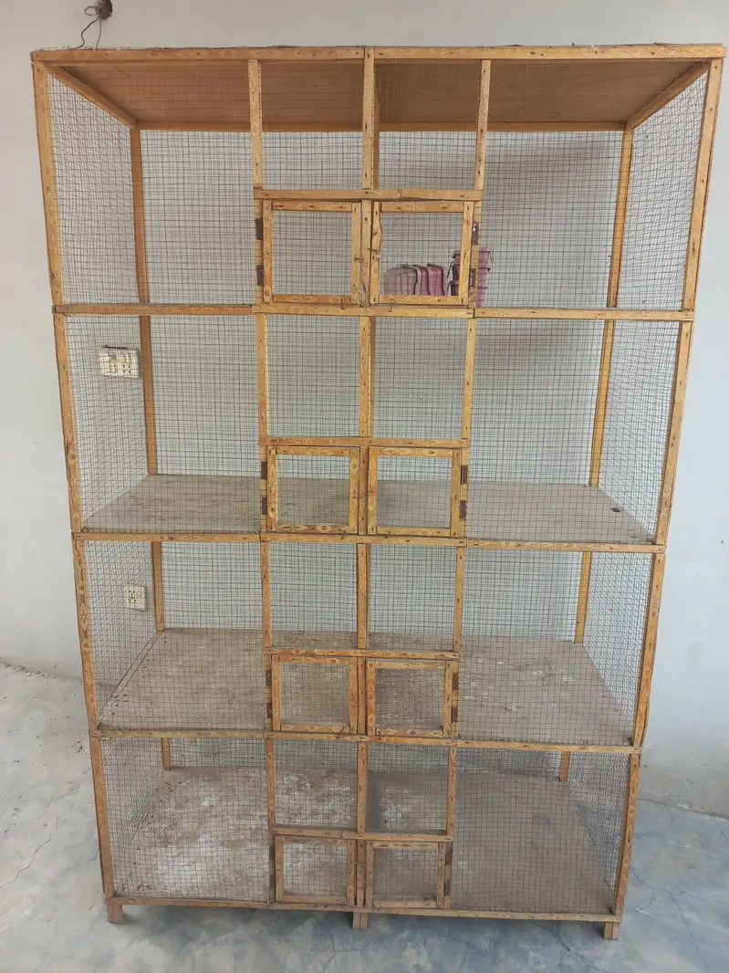Wooden cage