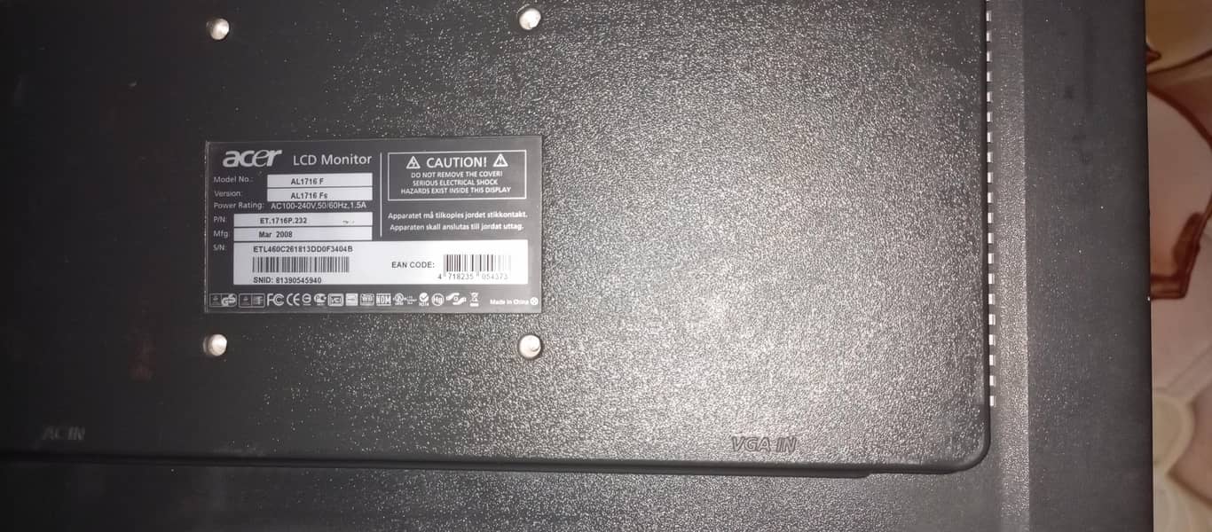 Acer LCD FOR COMPUTER 0