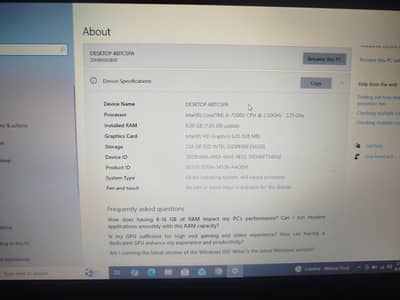 Lenovo x270 i5 7G 8/256gb SSD