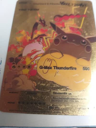 pokemon card golden