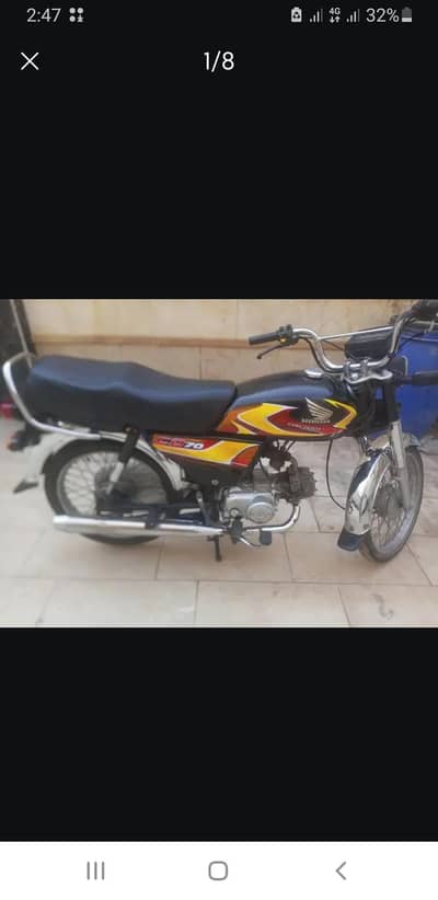 Honda cd 70 19 Black colour
