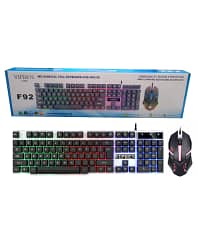 F92 Wired Gaming Keyboard Mouse Combo