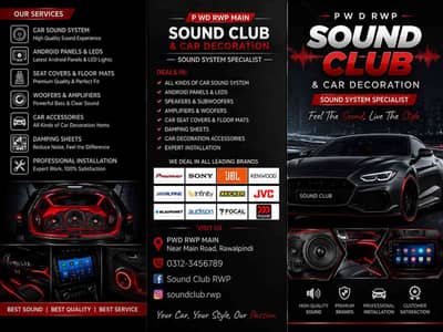 sound club car decoratioand sound systemn