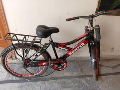 Hunter cycle in red colour