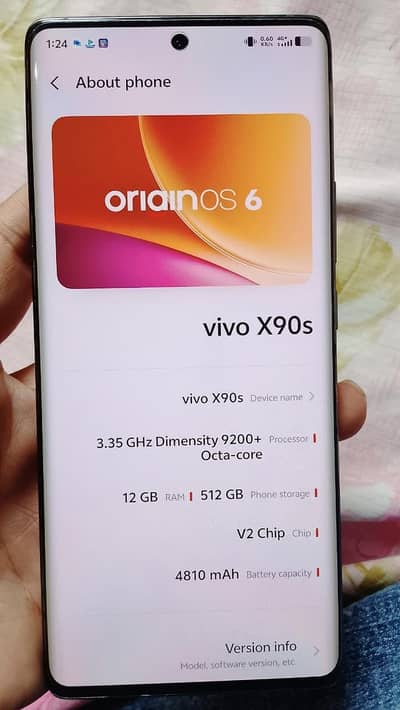 Vivo X90s 12/512gb