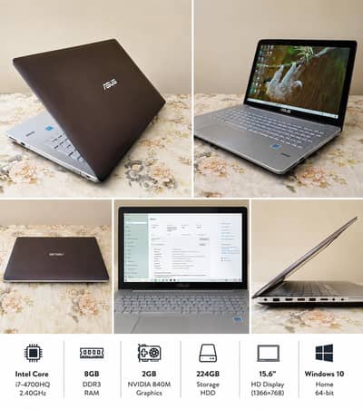 ASUS Touch Screen Laptop i7 4700HQ | 8GB RAM | 2GB NVIDIA GPU