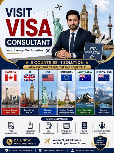 am dealing all type of visit Visa's feel free to contact
