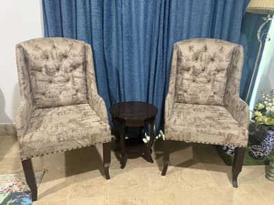 Coffee chairs with table