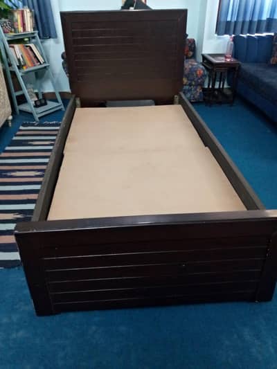 single bed without mattress