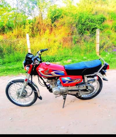 Honda CG_125 2022 model for sale with double parts