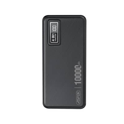 Aspor A300 Power Bank Original 10000mah Li-polymer Battery 4 In1 Powe