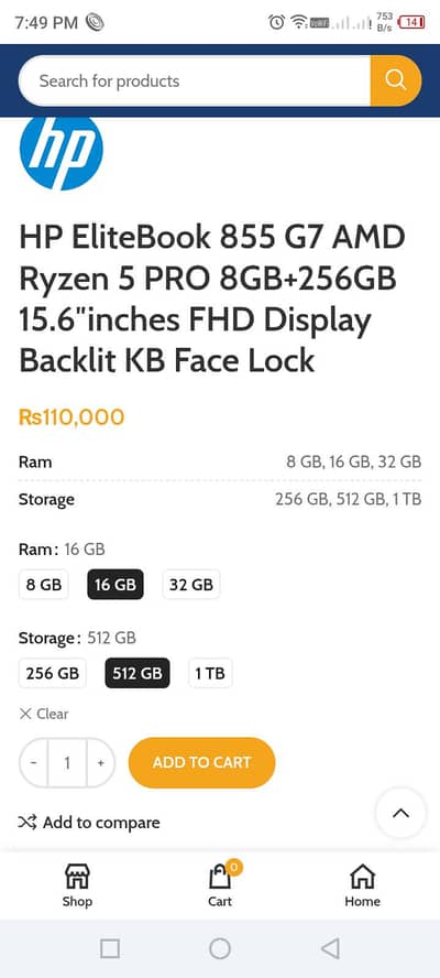 Ryzen 5 pro 855. , 16  ram 512ssd