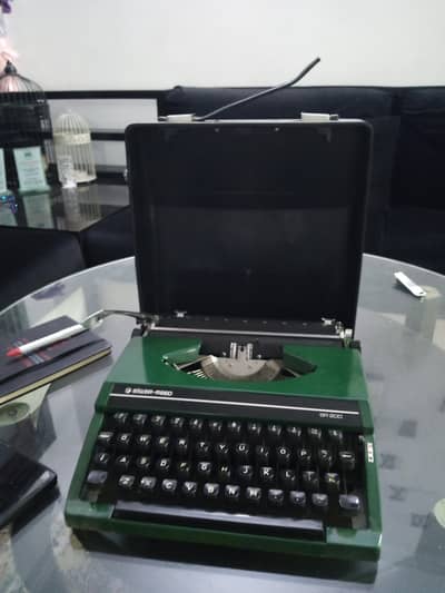 Silver Seiko Vintage typewriter original Japan
