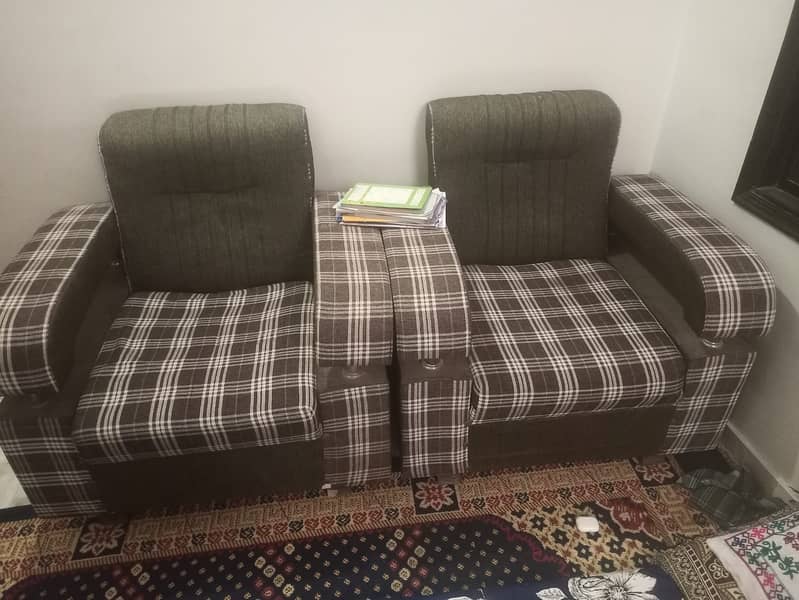 Sofa sets and computer table 1