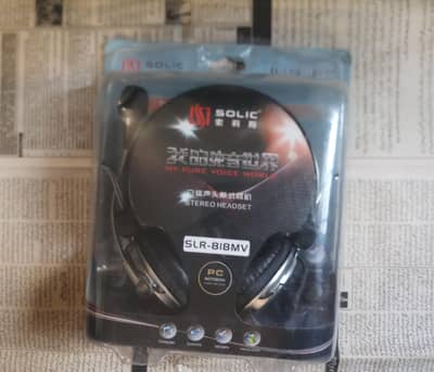 SOLIC SLR-818MV Stereo Gaming & Multimedia Headset
