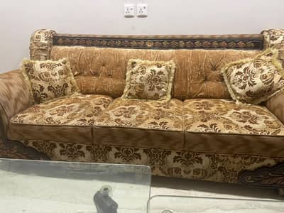 Sofa set with 3 tables