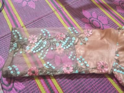 new dress net fabric not used with tissu dupata