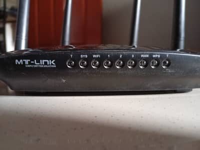 MT-LINK 4-Antenna 300Mbps WiFi Router – Almost New