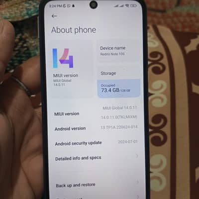 Xiaomi Redmi Note 10S