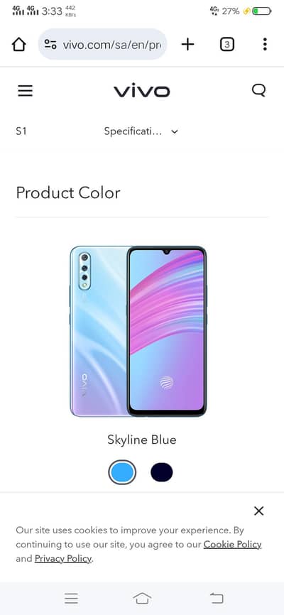 Vivo S1 For Sale pta approved Condition New 10/10