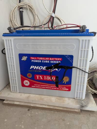 Phoenix TX-1800(185Ah)- 6 Months Used, 6 Months Official Warranty Left