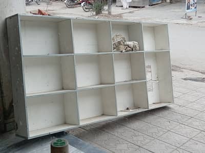 Sheves and glass counter for shop