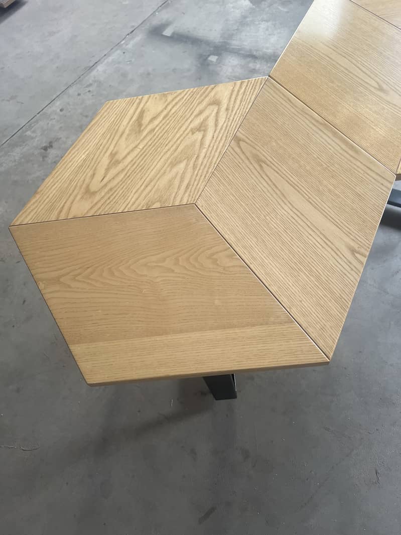 Hexagonal Coffee Table Set | Ash Marquetry | 522 Gallery 3