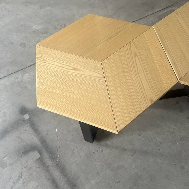 Hexagonal Coffee Table Set | Ash Marquetry | 522 Gallery 4