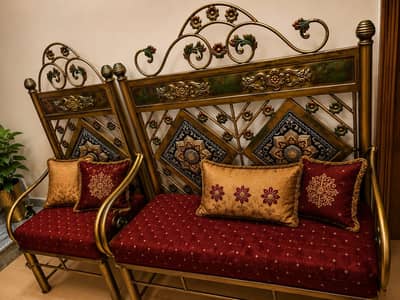 Iron made sofa set