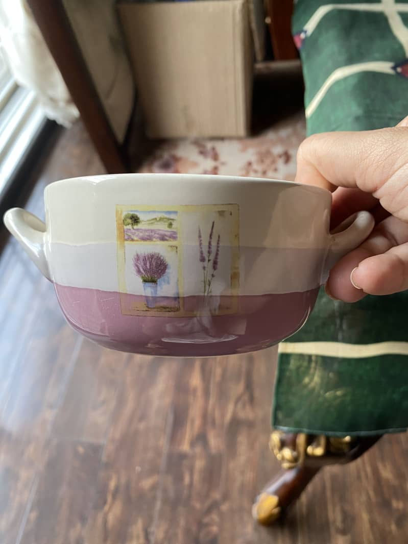 Complete Ceramic Soup Serving Set 9