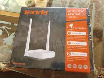 Brand New N301 Tenda Router with 1 year Warranty.