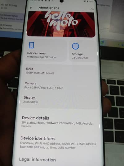 Motorola Edge 50 Fusion 12+12 512