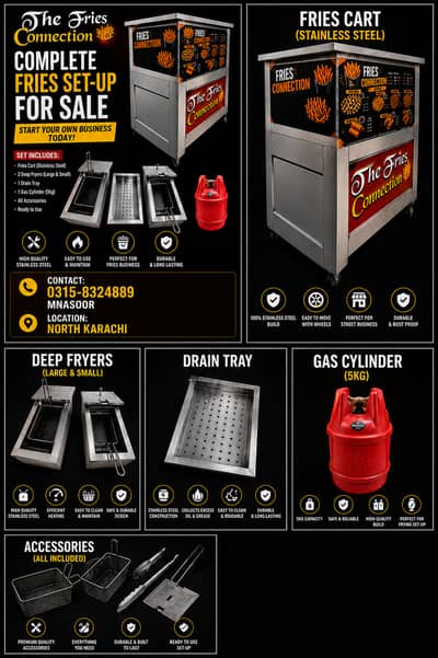 Fries and Roll all setup for sale