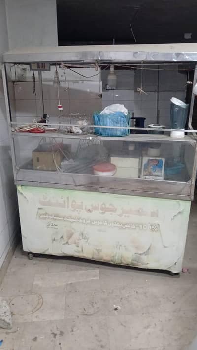 Juice counter And Fries Counter