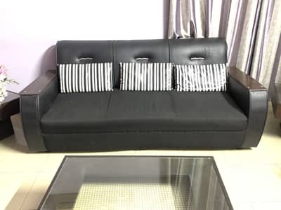 5 seaters sofa set with center table and side tables