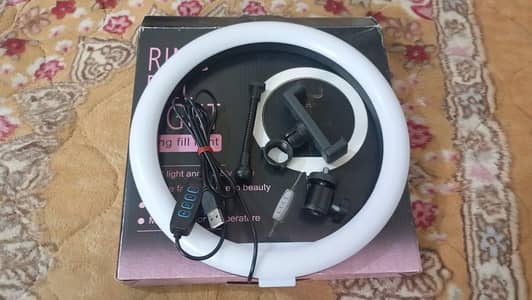 Ring light with stand 26 cm