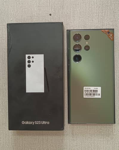 S23 Ultra 12-512GB OFFICIAL PTA APPROVED
