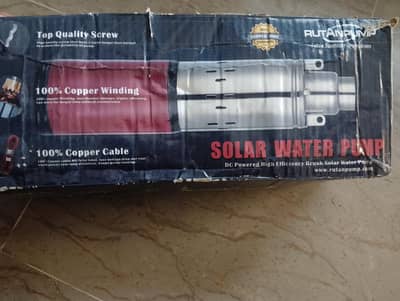 Rutan Solar Water Pump 24 Volt DC 250W Submersible Well Pump