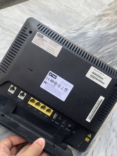 DZS GPON Fiber Router Dual Band 2.4G/5G WiFi - 4 Gigabit Ports