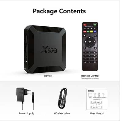 X96Q PRO 8+128 GB 4k quality android 12