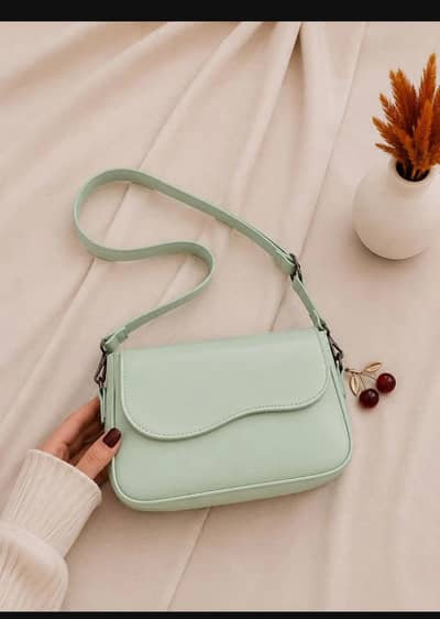 Girls PU Leather Plain sholder Bag