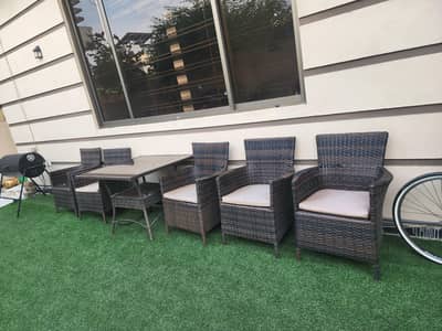 rattan chairs and table for sale