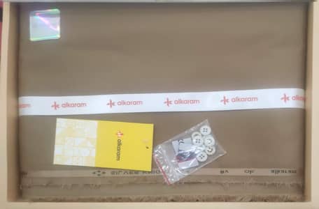 alkaram fancy clothes  box gift